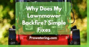 Read more about the article Why Does My Lawnmower Backfire? Simple Fixes