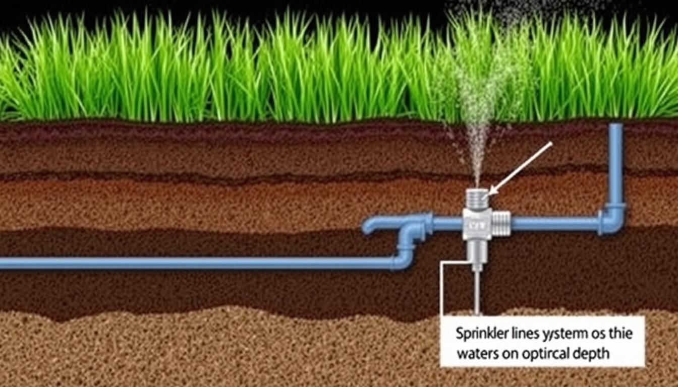 Read more about the article Optimal Depth for Sprinkler Lines Explained